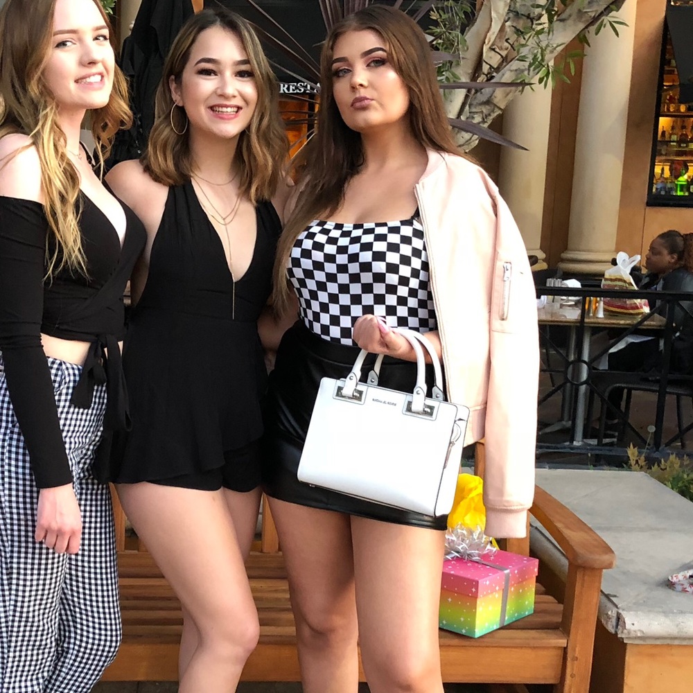 White Michael Kors purse